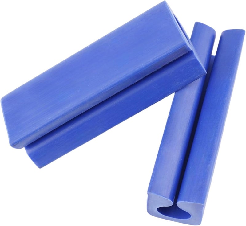 SeaSierra Boat Marine Motor Support Steering Locks for Yamaha Mercury Evinrude Johnson Engine Trailering Transport Rubber Blue - Image 1